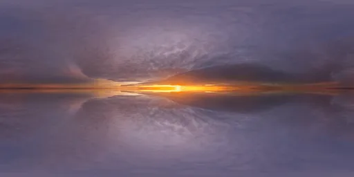 Infinite Real Sky - Red Sunset