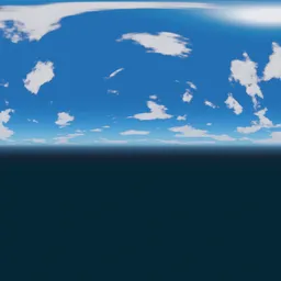 Stylized sky cold light 16k