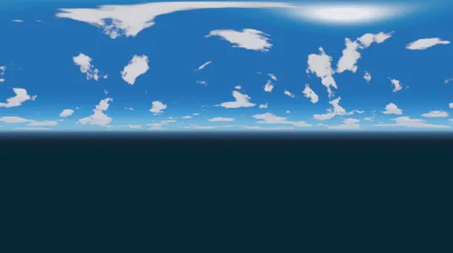 Stylized sky cold light 16k