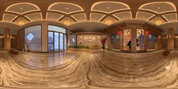 Japanese public bath reception hall