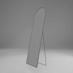 Shatterproof Metal Full Length Mirror