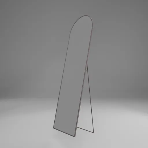 Shatterproof Metal Full Length Mirror