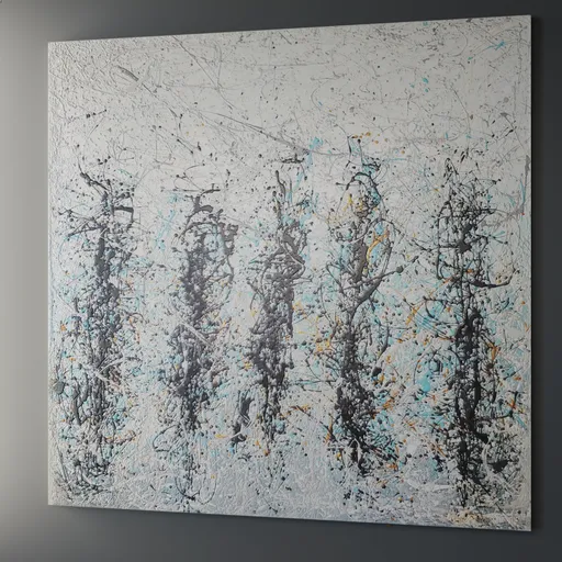 High-resolution 3D render of textured abstract art for Blender graphics design.