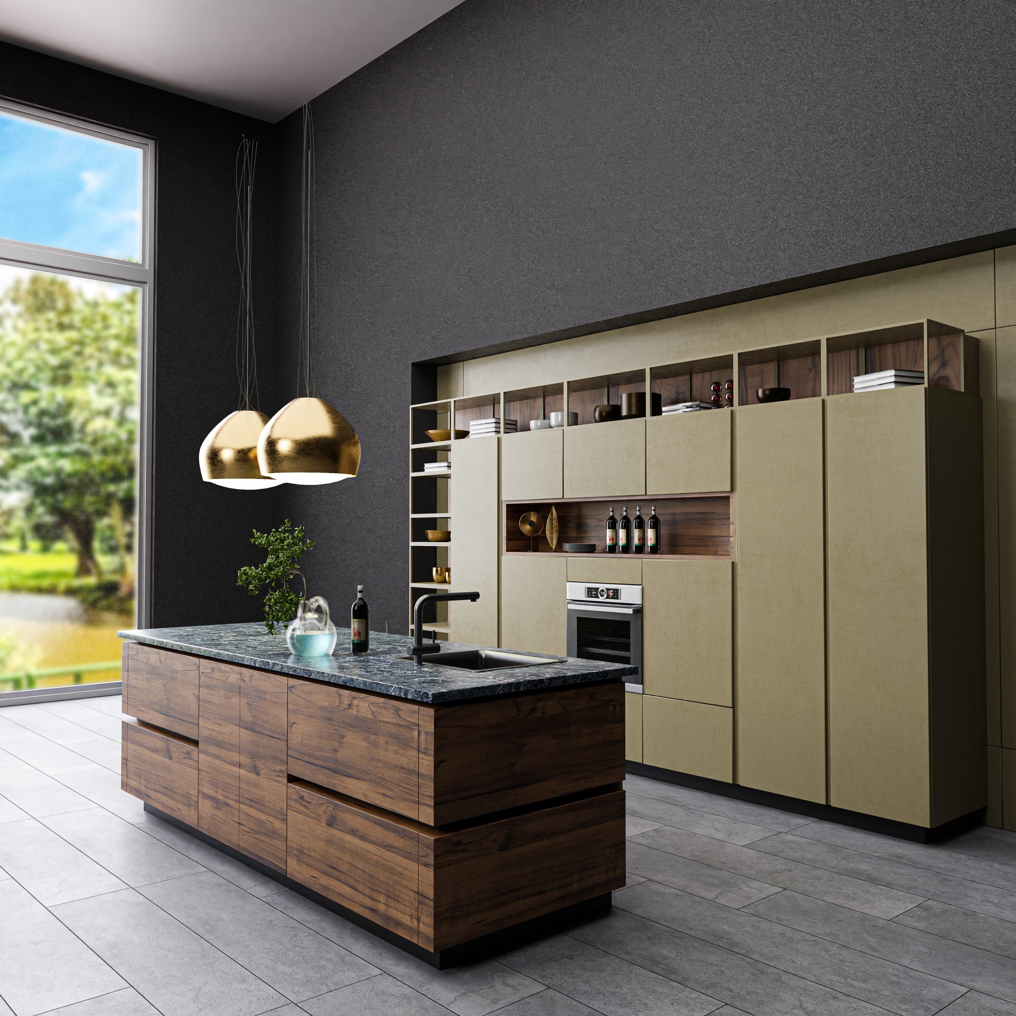 Kitchen scene01 | 3D Interior scenes | BlenderKit