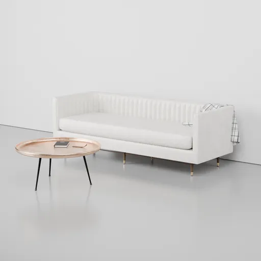 Chelsea Loveseat in Sunbrella Loft White