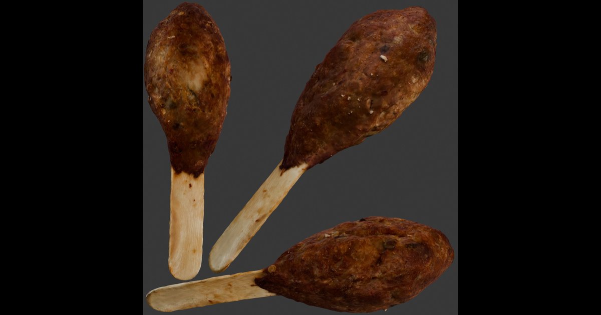 Drumstick Fried Chicken | FREE Food models | Blendkit