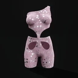 Asymmetrical Cut-Out Bodysuit