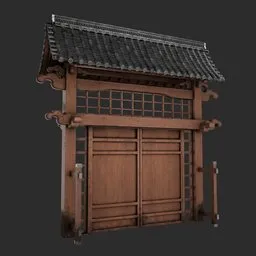 Japanese Temple Gate