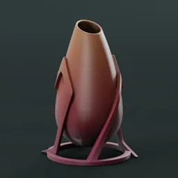 Bulb shaped vase