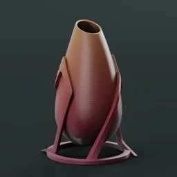 Bulb shaped vase