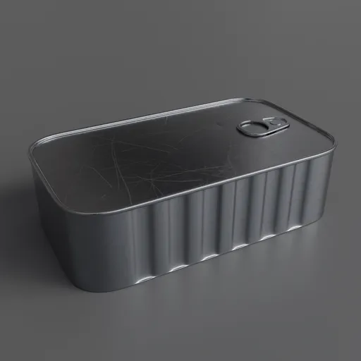 Small rectangular food can