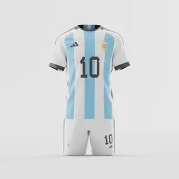 Argentina Soccer Jersey Kit