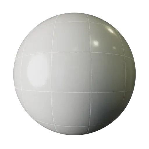 White Ceramic Floor Tiles