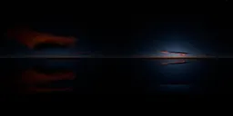 Blue night & Red Sunset