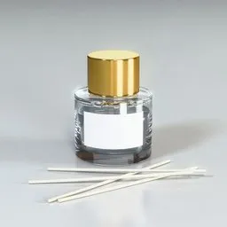 Perfume glass bottle