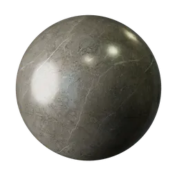 High-resolution 2K PBR marble stone texture for 3D modeling and rendering, without displacement.