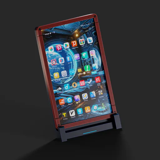 Stylized Futuristic Tablet