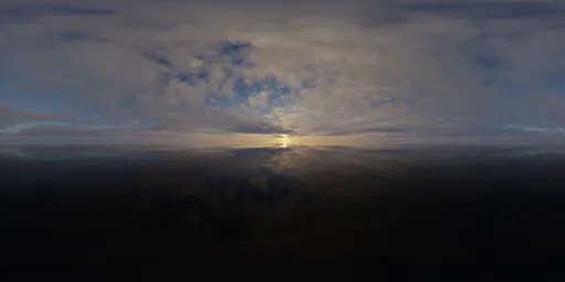 Hazy Sunset Clouds Sky Pure