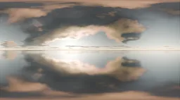 Soft Sunset Cloud Reflection