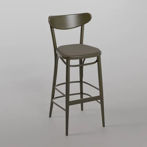 Banana Barstool B580 - Forest Green