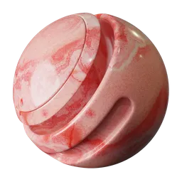 Red marble