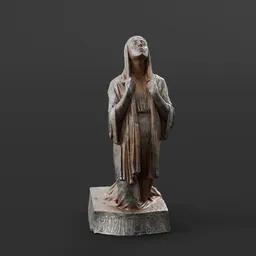 statue of The Annunciation