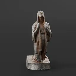 statue of The Annunciation