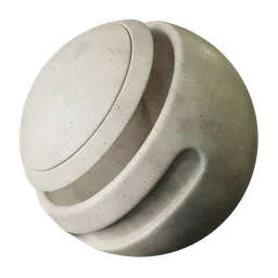 High-quality seamless travertine texture for PBR 3D material in Blender and similar applications.