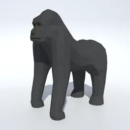 Low Poly Gorilla