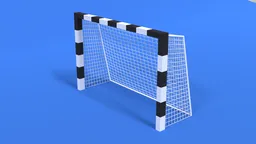 Cartoon Handball Goalpost