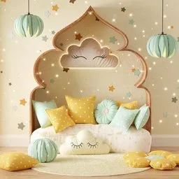 bedroom dreamy cloud kids set