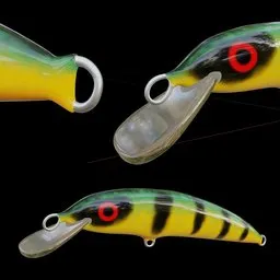 Handcrafted lure (fishing bait)