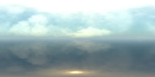 Foggy sky