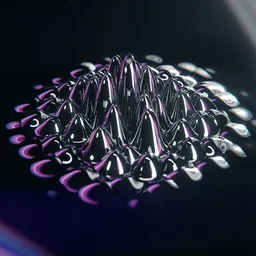 Abstract Ferrofluid Scene