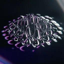 Abstract Ferrofluid Scene