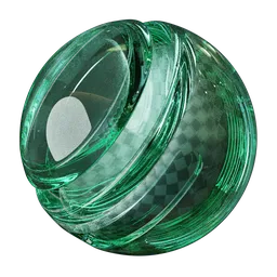 High-quality Pulegoso glass shader for 3D rendering with procedural single-node setup suitable for Blender and PBR workflows.