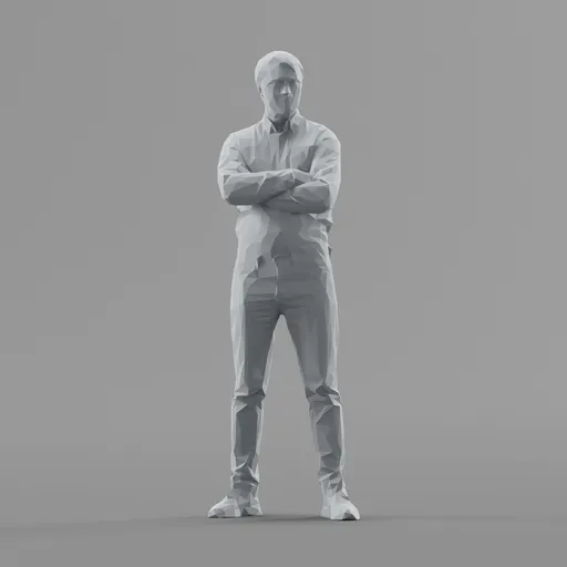 Lowpoly Male Standing