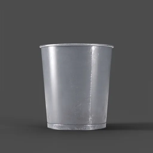 Metal Office Trash Can