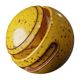 Adjustable Scratched Edge Worn Tri-Color Paint