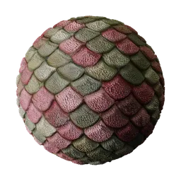Alien Reptile skin with sheds