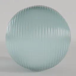 Procedural Glass With Vertical Bars