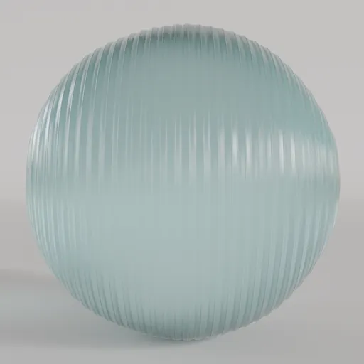 Procedural Glass With Vertical Bars