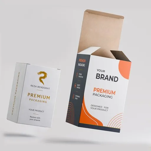Folding Carton Box – Rigged & Animated