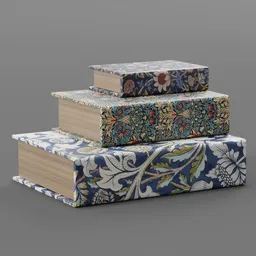 3 Piece Paper Book Box Set