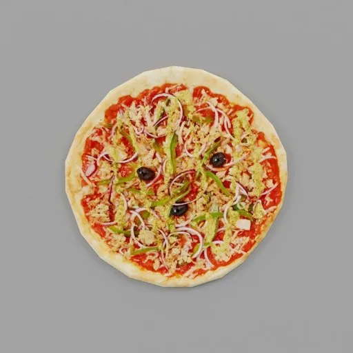 Pizzas Mediterraneenne