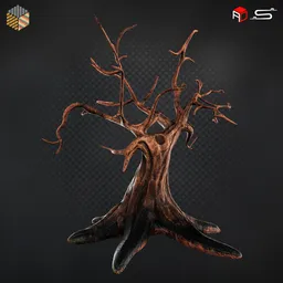 Tree 03 - Halloween Asset Bundle