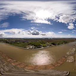 Sky Cloudy Day River