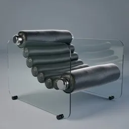 Hyaline Armchair Black