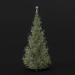 Christmas Tree Deco Snow Adult