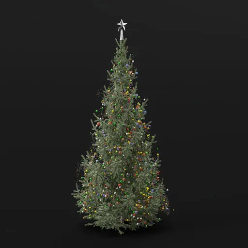 Christmas Tree Deco Snow Adult